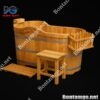Bồn tắm gỗ pơ mu