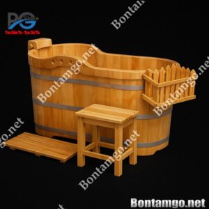 Bồn tắm gỗ pơ mu