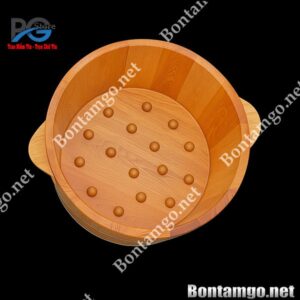 Chậu ngâm chân gỗ pơ mu