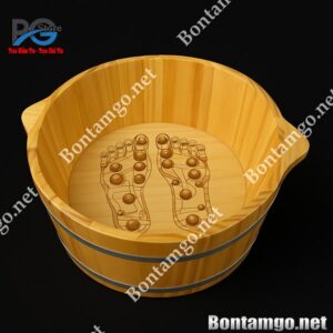 Chậu ngâm chân gỗ thông