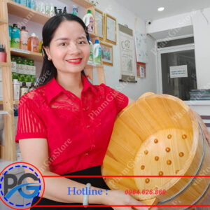 Bán chậu ngâm chận bằng gỗ Tphcm