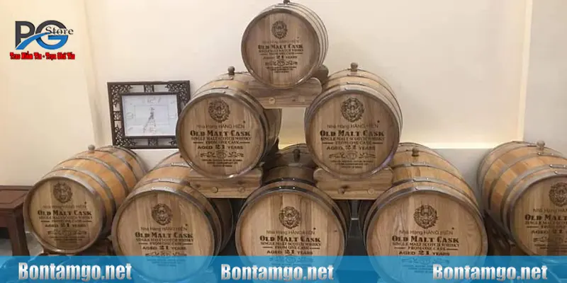 Gỗ sồi nhập khẩu đóng thùng tại Việt Nam