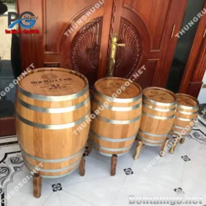 Thùng gỗ sồi dáng đứng