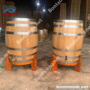 Thùng rượu gỗ sồi dáng đứng