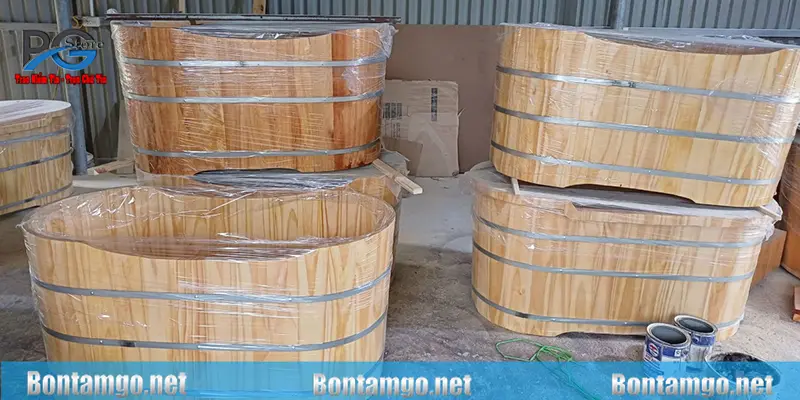 Chất liệu quyết định giá bồn tắm gỗ