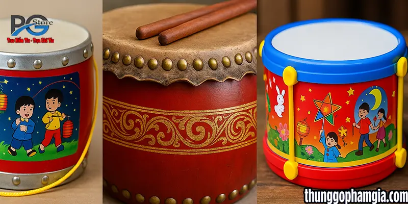 Những mẫu trống trung thu hiện nay